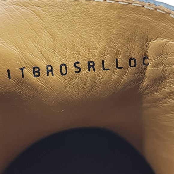 Burberry Allostock Check Detail Leather Chelsea Boots EU 41.5 US 8.5 $950 - Picture 6 of 9